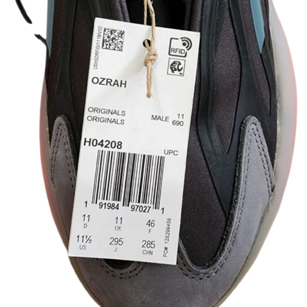Adidas Ozrah Core Black / Hazy Green / Rose Tone originals shoes size 11.5 New‎